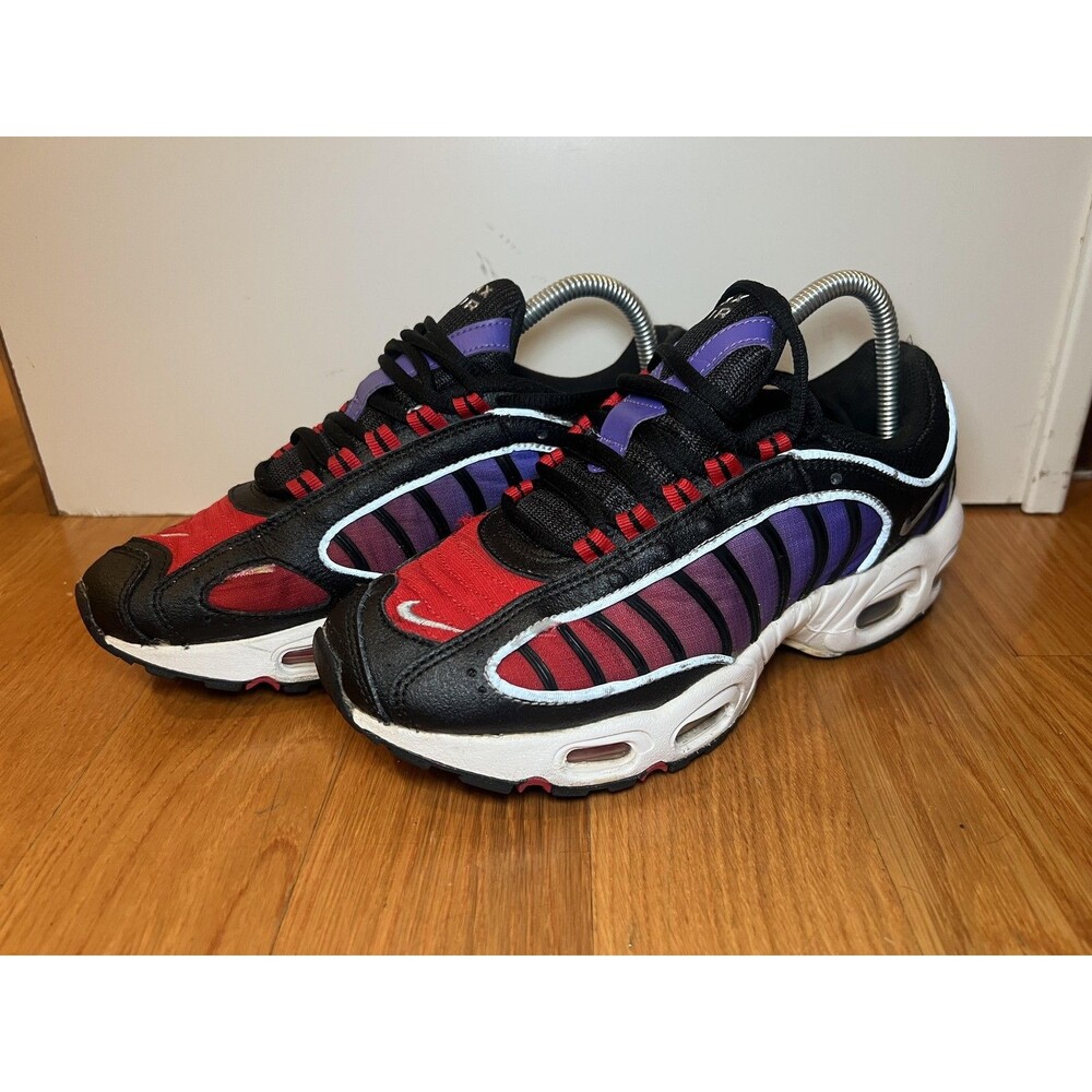 Nike Air Max Tailwind 4 Shoes Womens Size 8 Black Red Purple Running Sneakers